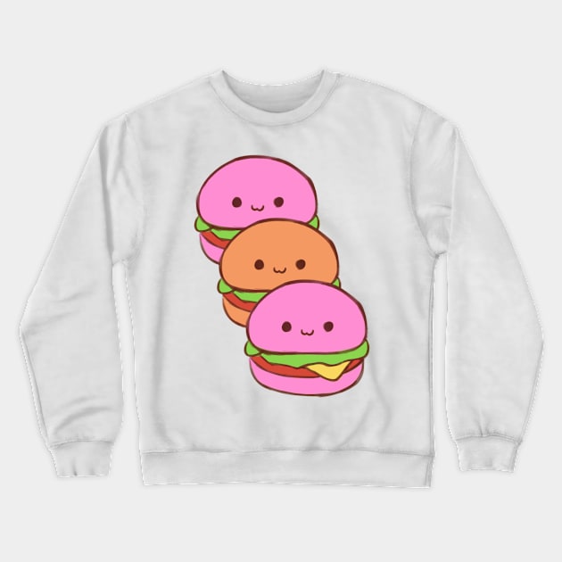 Many hamburger 🍔 Crewneck Sweatshirt by ttao4164